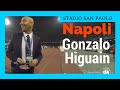 Incredibile quello che successo al san paolonapolis fans incredible reaction after higuain goal