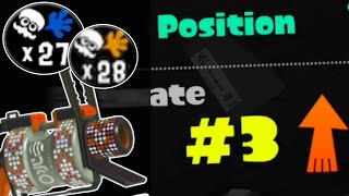 FARMING TRIPLE KILLS with the 52 GAL DECO and REACHING 3RD PLACE (Splatoon 3 Top 500 Player)