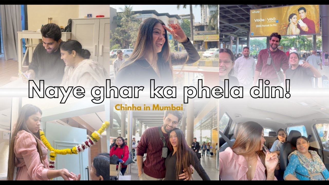 Finally Shifted! Naye Ghar Main Pehla din 🏡 | Chinha Mumbai Aa Gaya ✨| Nita Shilimkar