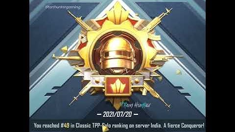 C1S1 Conqueror intro Slow Motion 😈