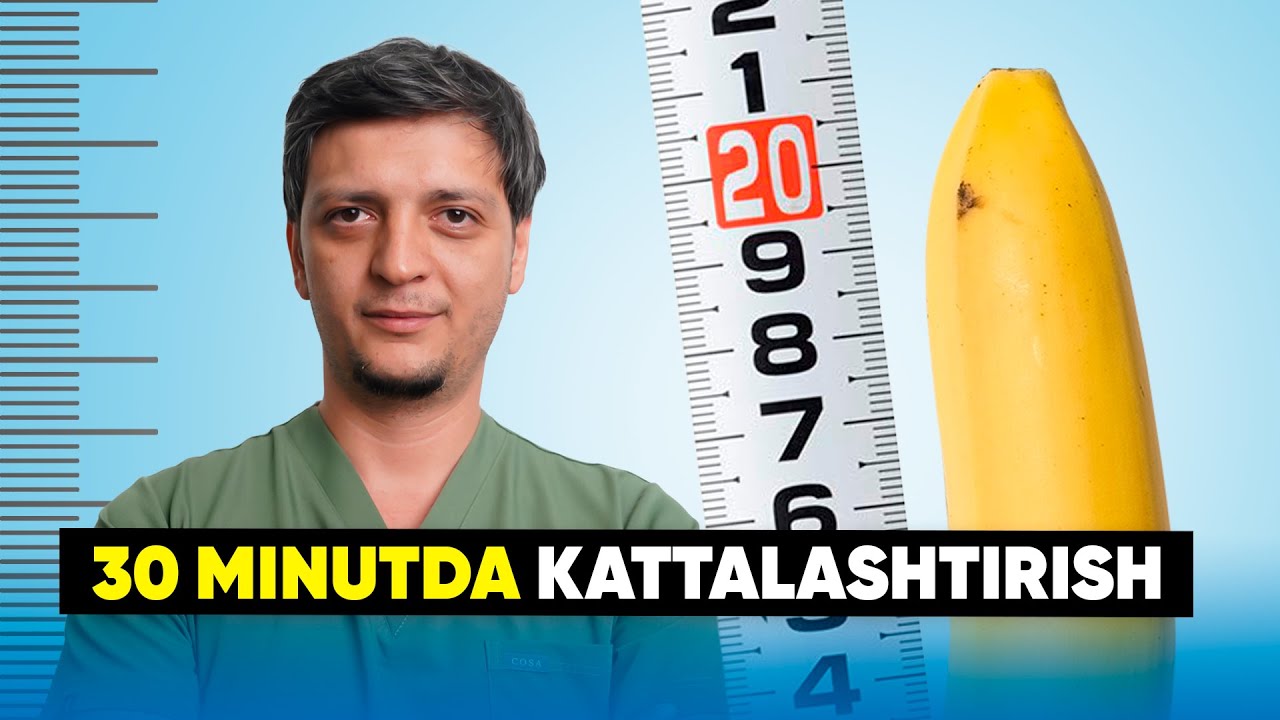 30 minutda ichida JINSIY AZONI kattalashtirish...! Urolog Azizjon Davlatovich