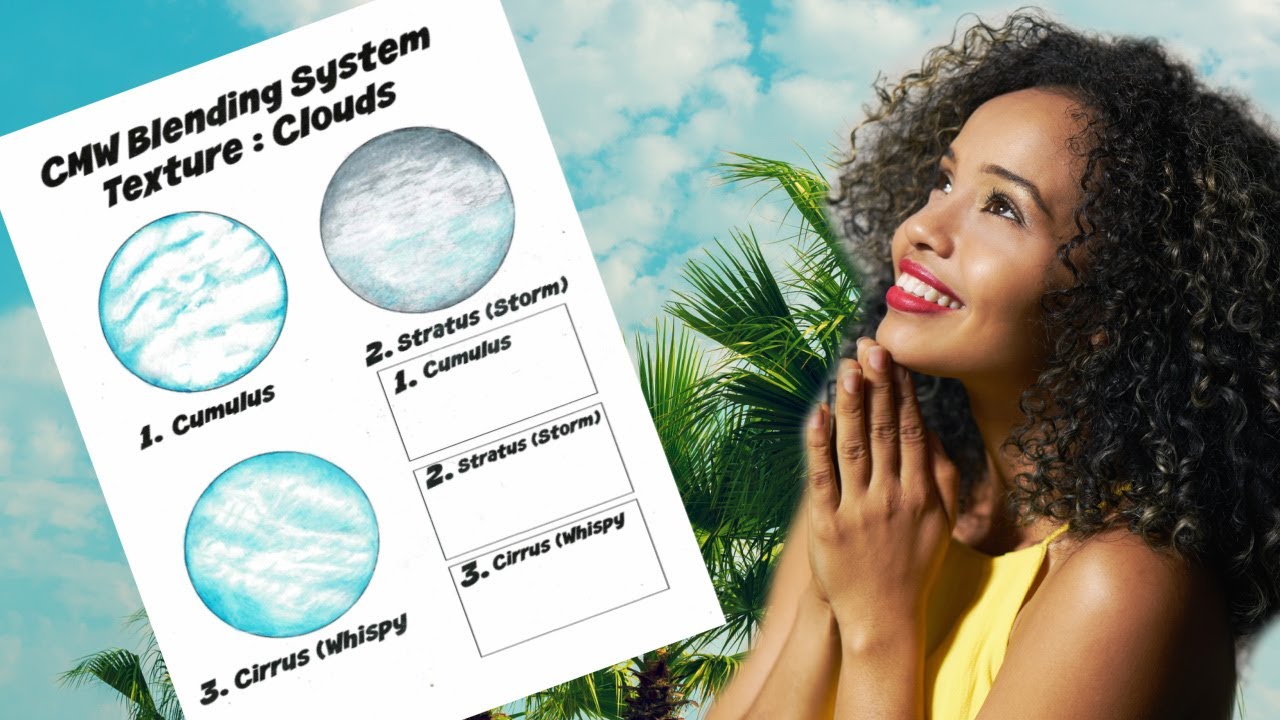 Learn To Draw And Color 3 Types Of Realistic Clouds In 15 Minutes