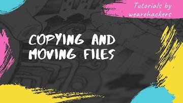 7. copy and move files using Windows command line | By We Are Hackers Community