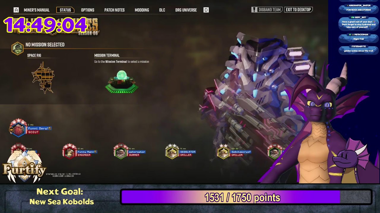 Dergathon day 25! Deep rock Galactic!