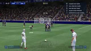 40 yard Free kick Fifa 22 pro clubs