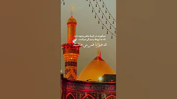 یا قمر بنی هاشم امام حسین ابوالفضل العباس بین الحرمین کربلا 