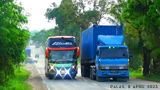 Bus ALS dan PMTOH Ngeblong Panjang di Palas