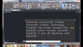 AutoCAD I 09-16 Stacking Text