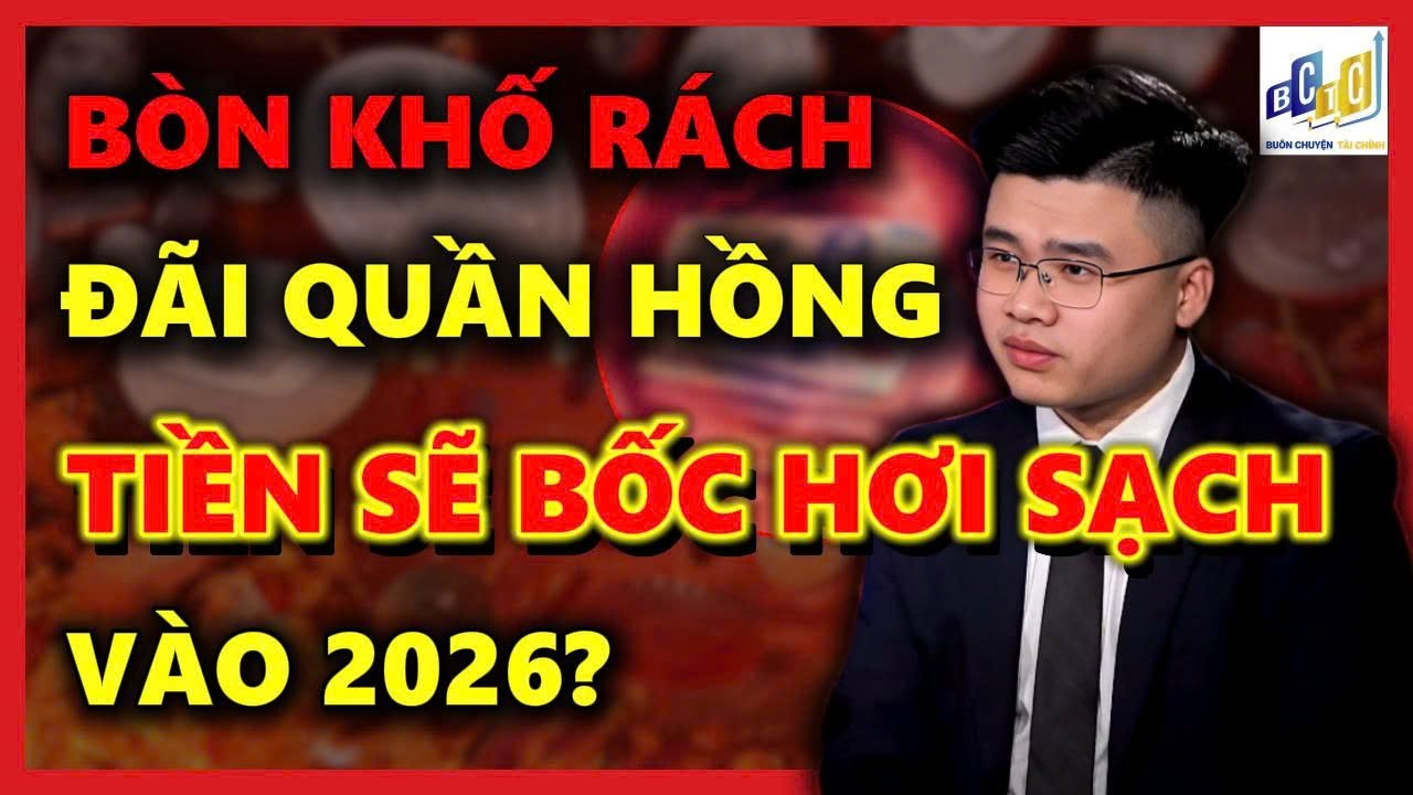 VNINDEX BÒN KHỐ RÁCH ĐÃI QUẦN HỒNG TIỀN SẼ BỐC HƠI SẠCH VÀO 2026? | ĐẦU ...