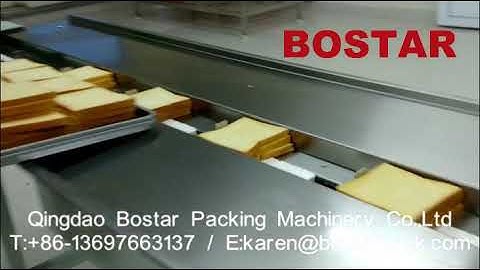 bread flow wrappers toast sliced bread automatic food packaging machine