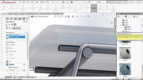 SOLIDWORKS Chair assembly video
