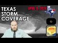 April 8 2024 live texas tornadosevere weather coverage 2