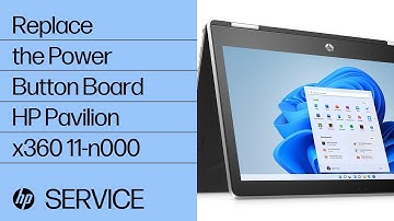 Replace the Power Button Board | HP Pavilion x360 11-n000 | HP