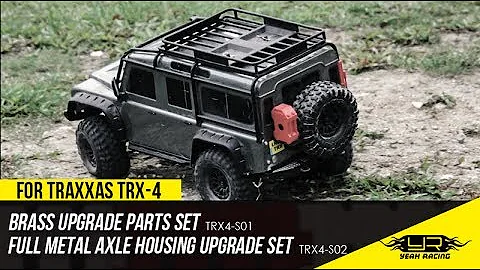 Yeah Racing Brass and Full Metal Upgrade Kits For Traxxas TRX-4 (TRX4-S01 / TRX4-S02)