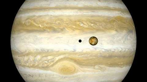 Blender Animation - Io transits Jupiter