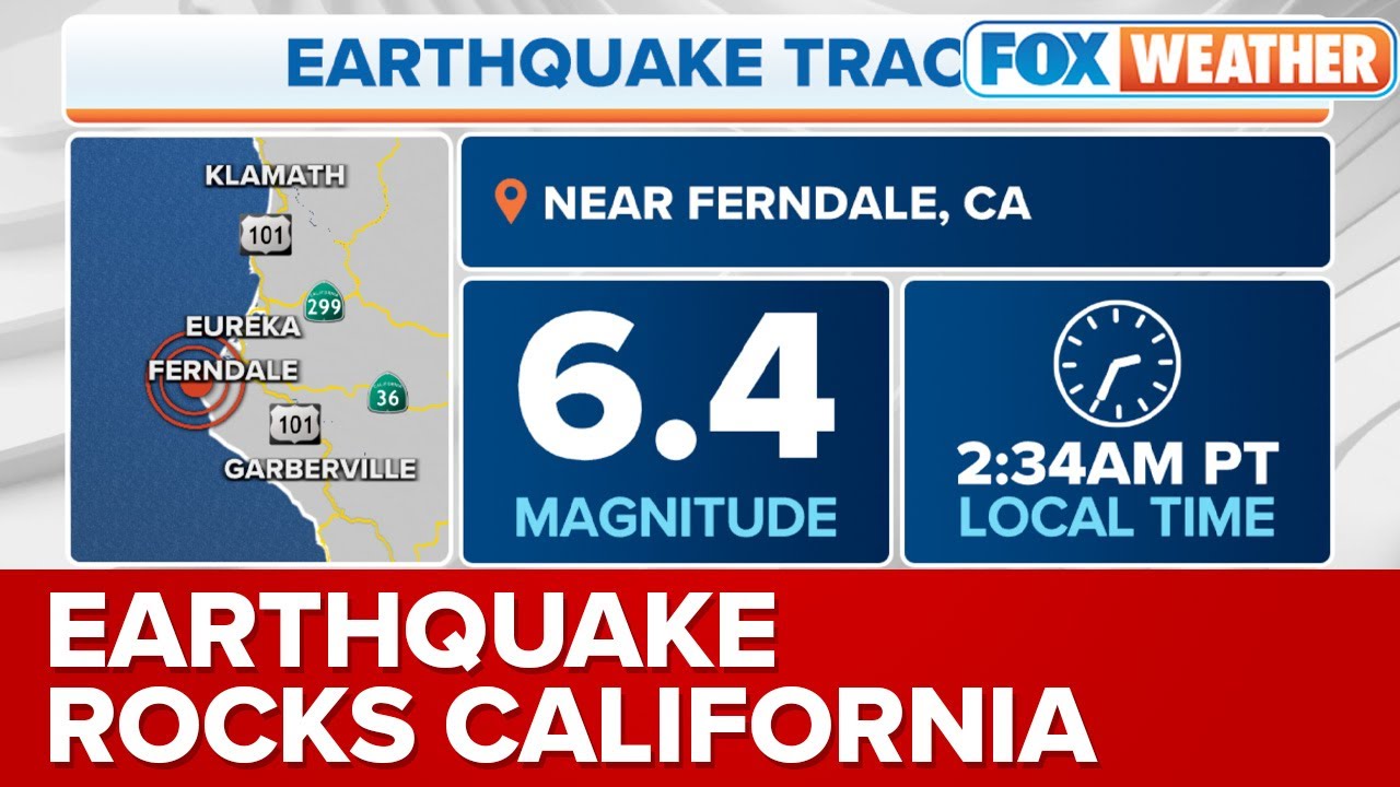 Strong 5.4 aftershock wakes up northern Californians on New Year's Day