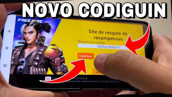 COMO RESGATAR CÓDIGO NO FREE FIRE