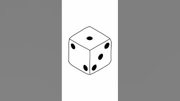 Dice Drawing in 60 Seconds #dice #drawing