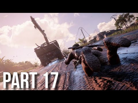 UNCHARTED 4 A Thief's End Walkthrough Gameplay Part 17 - Car Chase | No Commentary