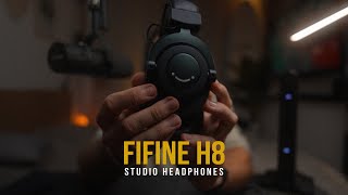 Fifine H8 - доступные полноразмерные, динамические наушники.