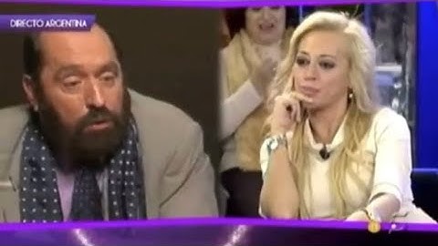 Gran bronca entre Belén Esteban y Emilio Rodríguez Menéndez en Sálvame Deluxe (03/12/2010)