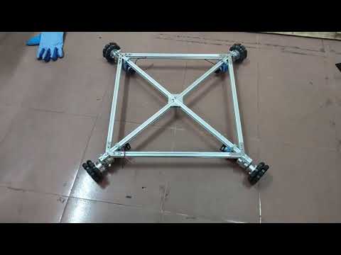 Video Demo Đế Robot sử dụng Bánh xe Đa hướng Omni. - youtube