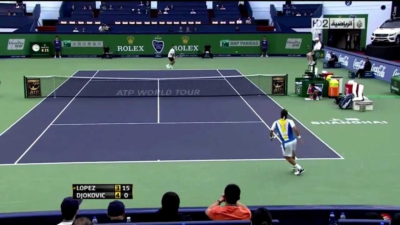 Download Atp shanghai 2012 - Djokovic vs Lopez R3 (HD)