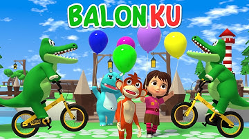 Balonku 🎈💚🎈 Lagu Anak Indonesia Balita