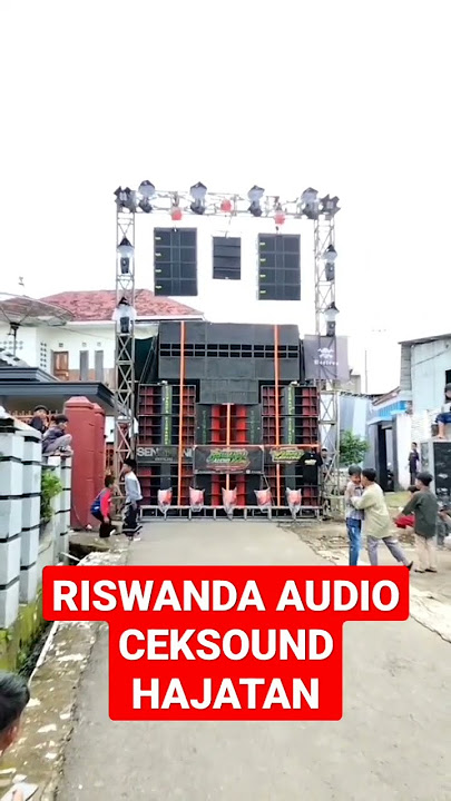 RISWANDA AUDIO CEKSOUND HAJATAN#soundsystem #ceksound #shorts
