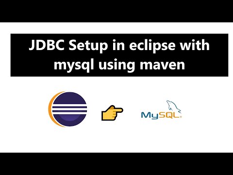 jdbc connection in java mysql eclipse | JDBC Setup in eclipse with mysql using maven realNameHidden