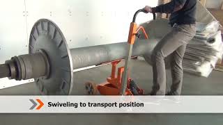 Genkinger GmbH Transport Trolley, for empty beams LTW 5