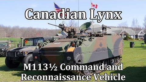 Canadian Lynx M113½ Command and Reconnaissance Vehicle