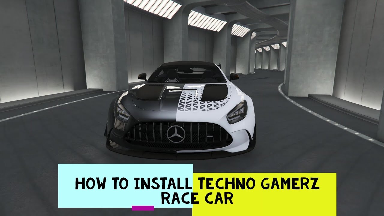 How To Install Techno Gamerz Race Car Mercedes Youtube