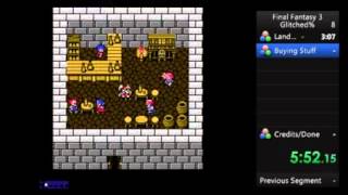 Final Fantasy 3 Glitched% Speedrun in 9:12