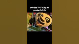 i voiced over kung fu panda