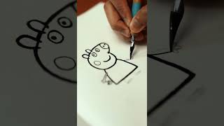 [ASMR] Drawing Peppa Pig