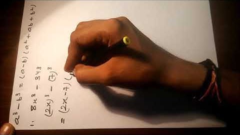 Factoring Sums and Differences of Cubes part-2 by THE COUNT MENTOR