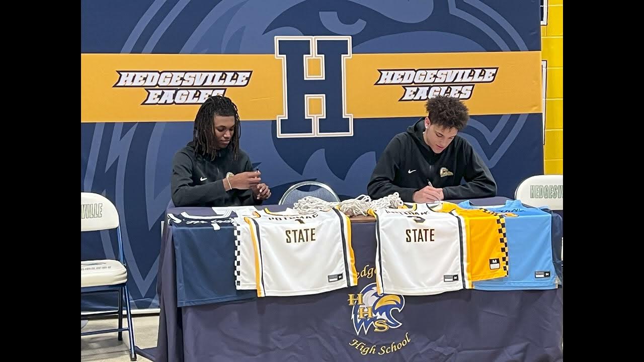 Hedgesville Boy's Basketball Signing Day for Camren Wilkes and Stephon
