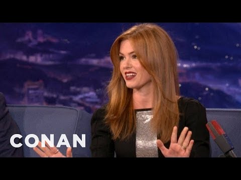 Isla Fisher Is Embarrassed To Go Out With Sacha Baron Cohen  - CONAN on TBS