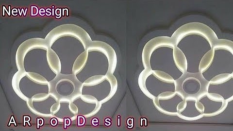 New Best Circle Flower  Pop False Ceiling Design Drawing By ARpopDesign