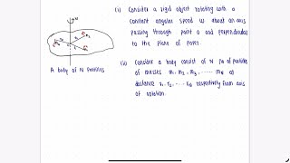 Angular momentum |\ Angular momentum in terms of momentum of inertia