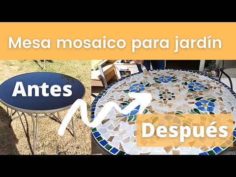 Video: Mesas de mosaico modernas