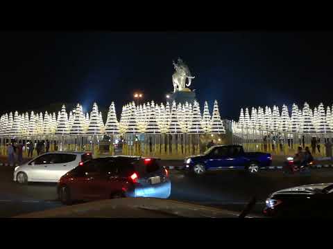 พาชมไฟประดับงานวิ่งบุรีรัมย์มาราธอน 2022 Buriram night marathon