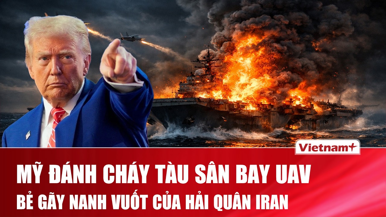 Mỹ cuồng nộ tung đòn “điểm huyệt” dội thẳng tàu sân bay Shahid Bagheri, kho tên lửa Iran tê liệt