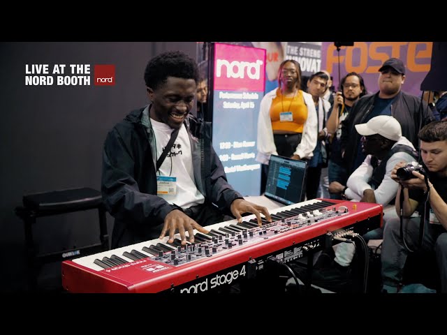 Nord at NAMM 2023: Joshua Domfeh class=