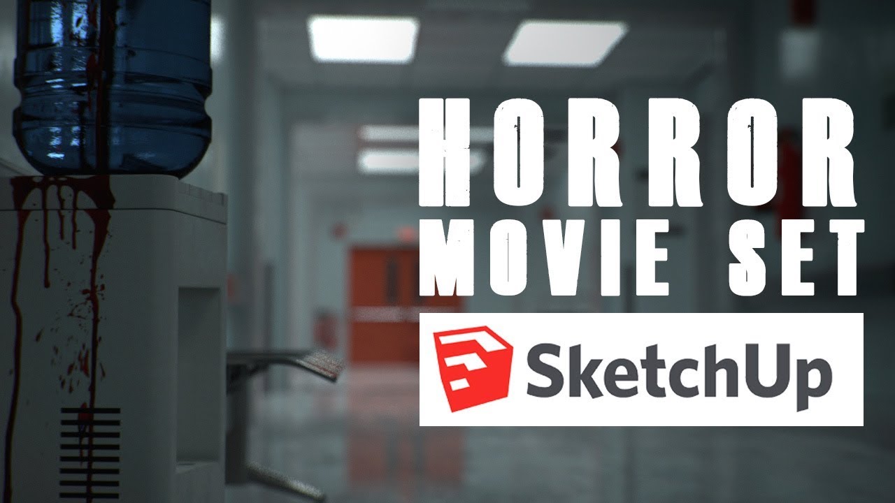 AFTER DARK - Cinematic set design in SketchUp - YouTube