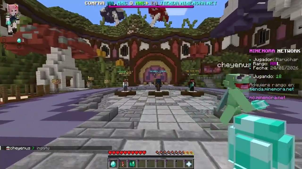 Minemora 24/01/2026  Reporte Dupeo de items - bug Reinicio (ya parcheado)