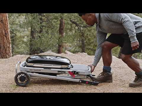 Weber Traveler: met één hand opzetten/montage d'une seule main