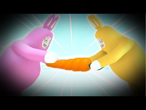 Видео: 🥕Борьба за морковку Super bunny man