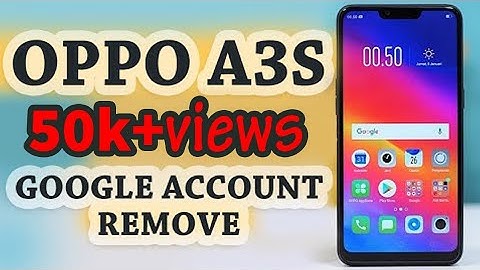Oppo A3s CPh1803  Frp Bypass  Google Account Remove Without Box 2021| A3s Unlock Google Lock  2021